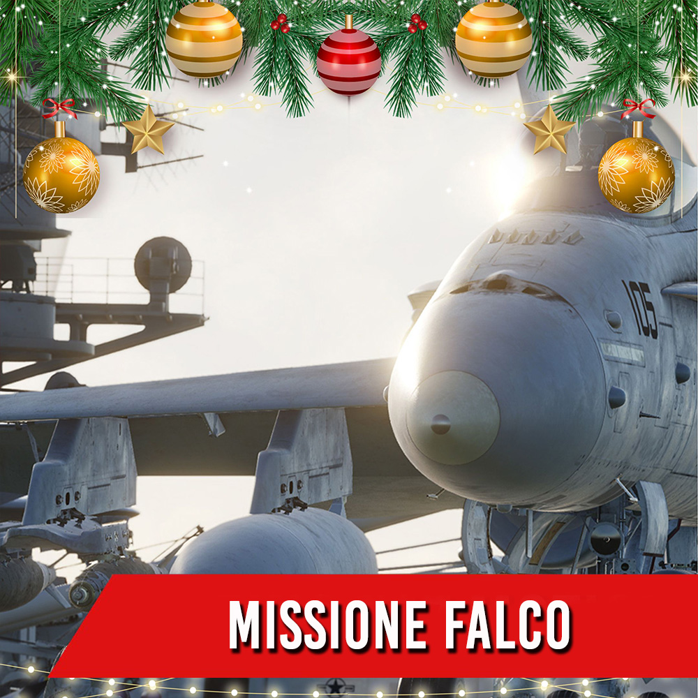 MISSIONE FALCO <br> 1 PILOTA <br>  60 MIN