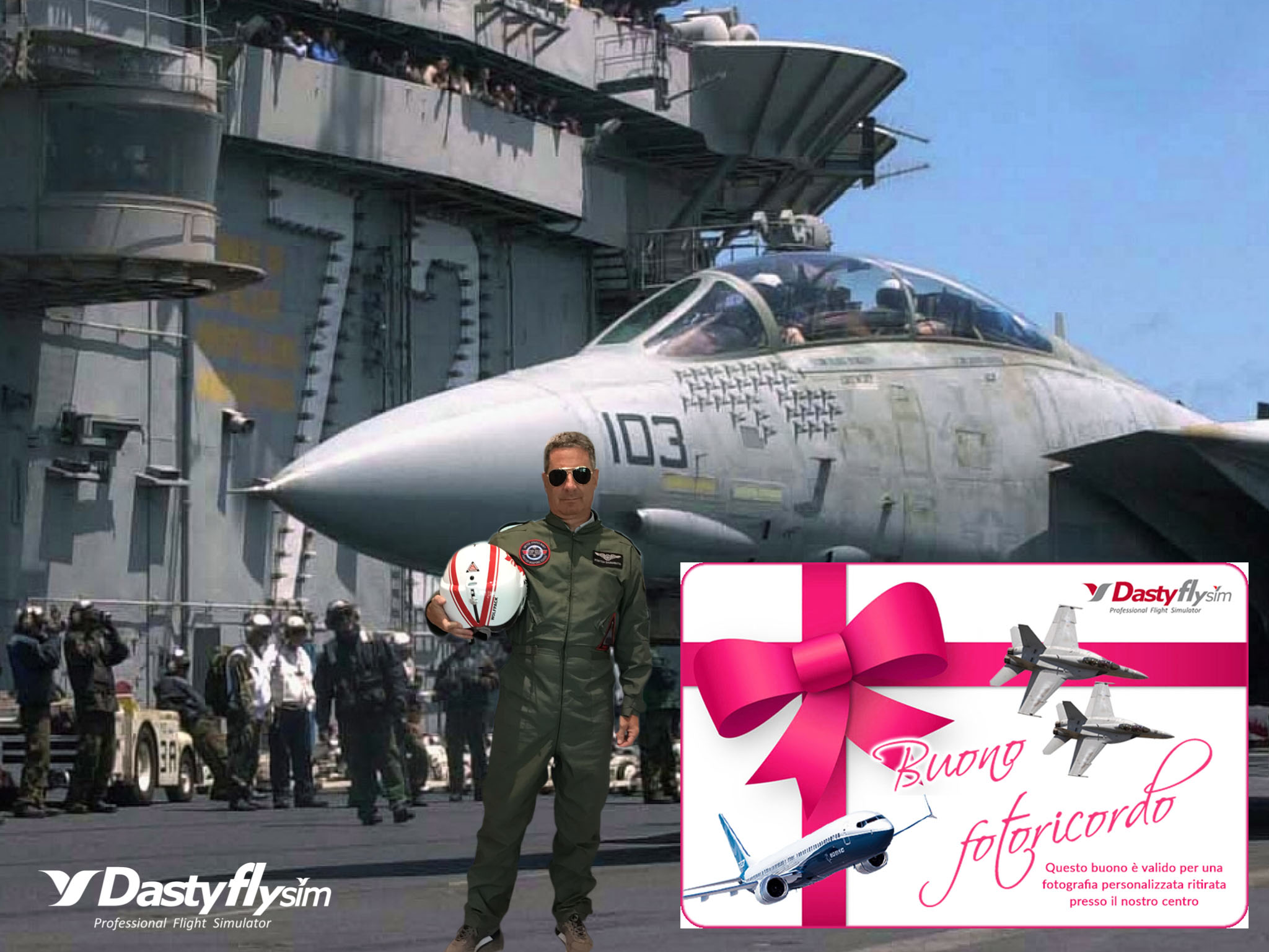 TOP GUN CACCIA MILITARI 1 PILOTA Dastyflysim