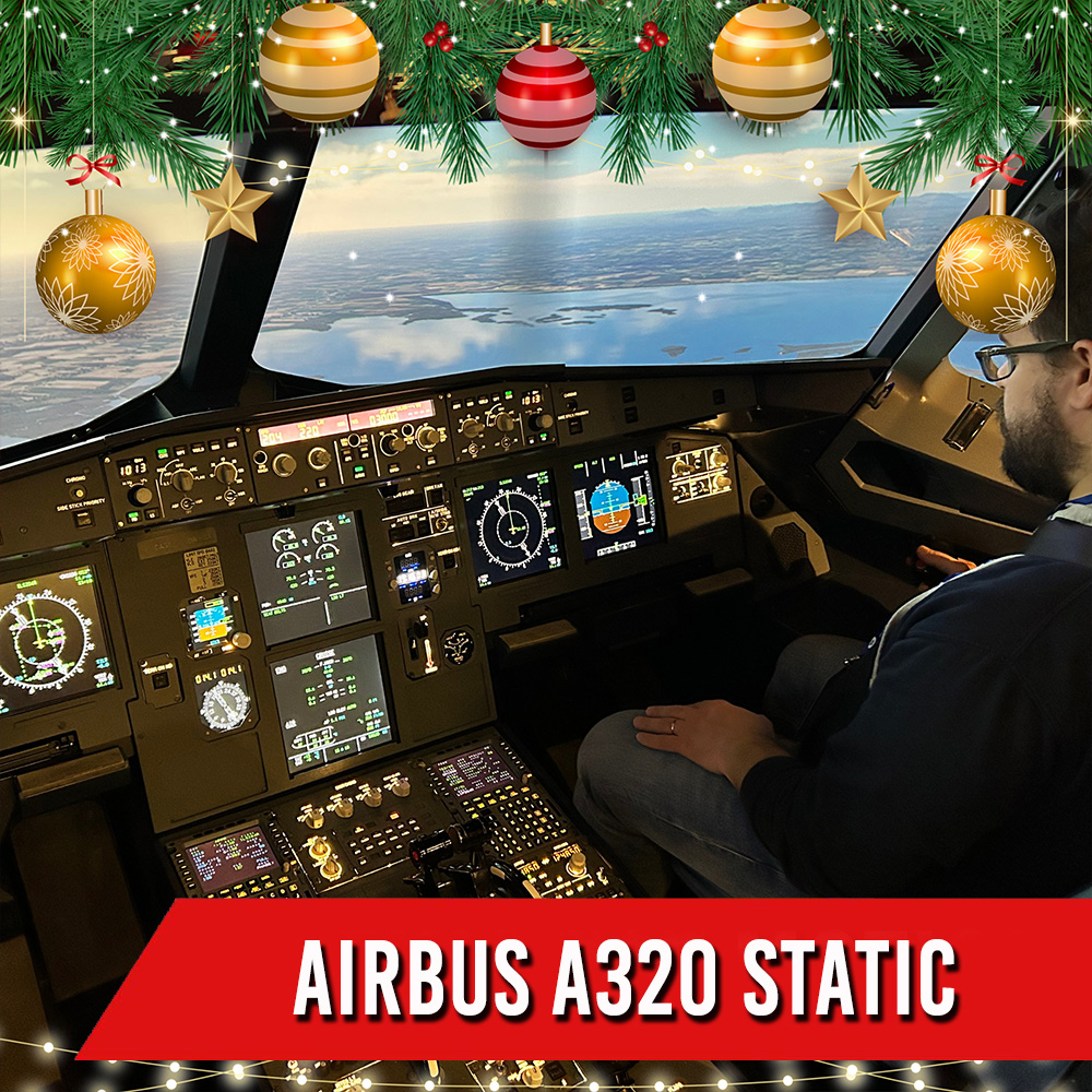 AIRBUS A320  <br>  1 PILOTA + 2 PASSEGGERI <br>  120 MIN
