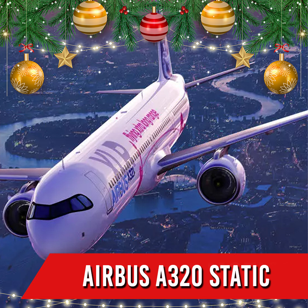 AIRBUS A320 <br>  1 PILOTA + 2 PASSEGGERI <br>  60 MIN